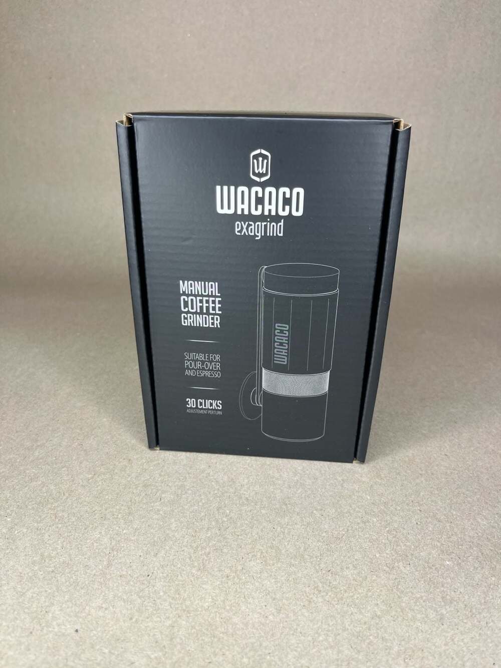 WACACO Exagrind Manual Coffee Grinder with Stainless Steel Conical Burr